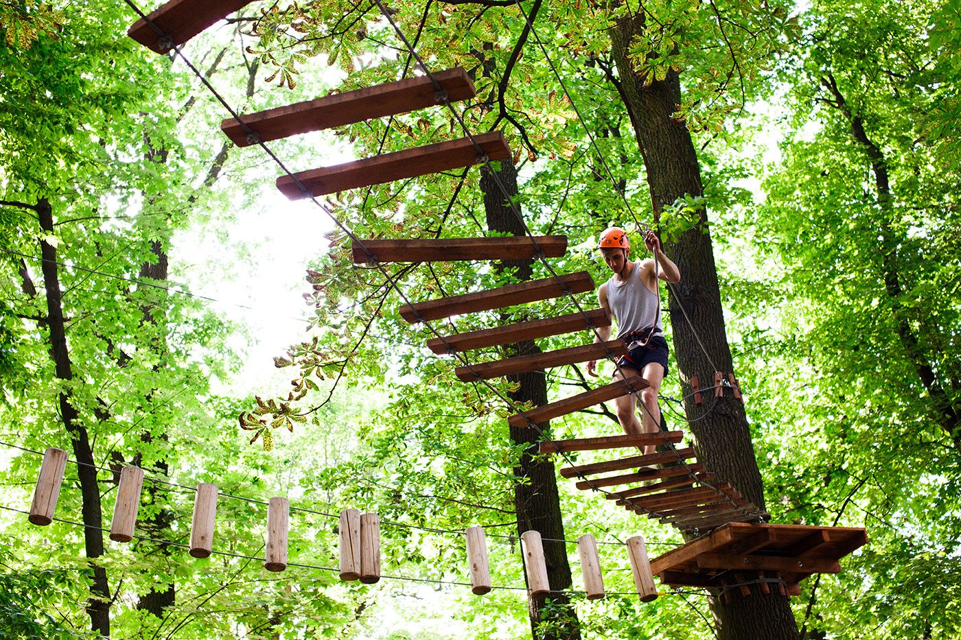 High-ropes trail